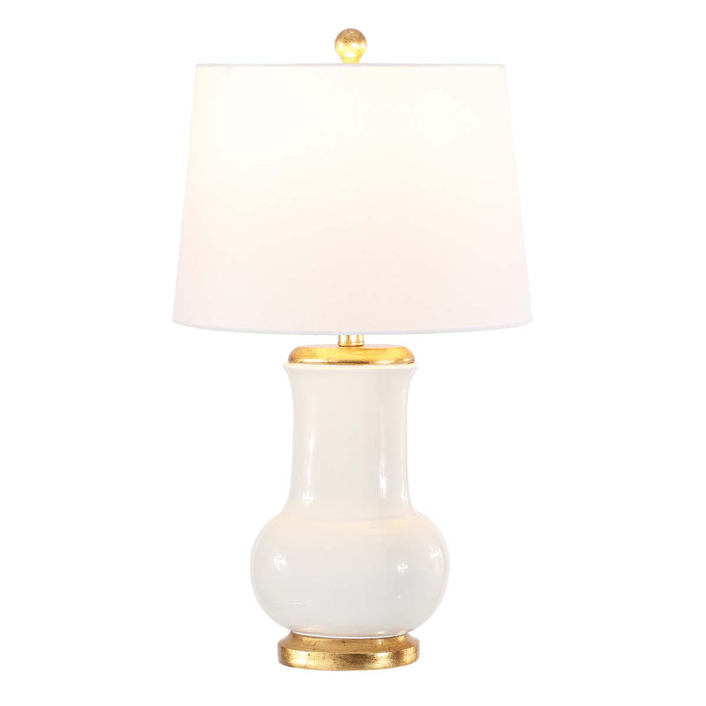 Safavieh deals gold lamp