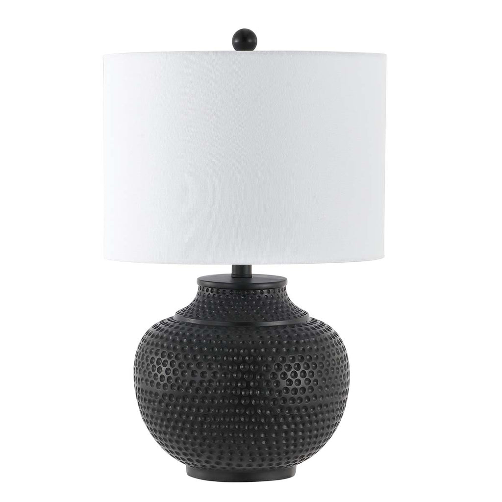 Hemper Table Lamp  | Safavieh - TBL4423 - Matte Black