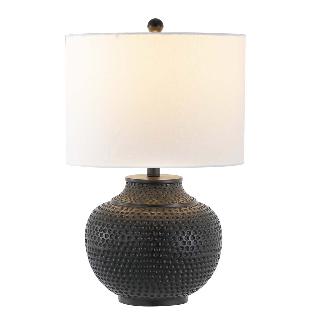 Hemper Table Lamp  | Safavieh - TBL4423 - Matte Black