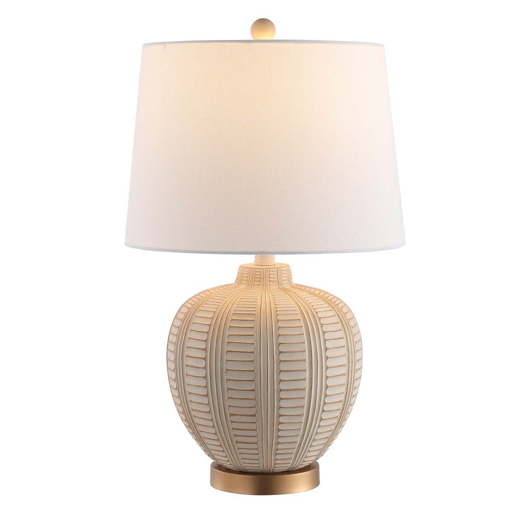 Marrla Table Lamp  | Safavieh - TBL4424 - Cream / Rose Gold