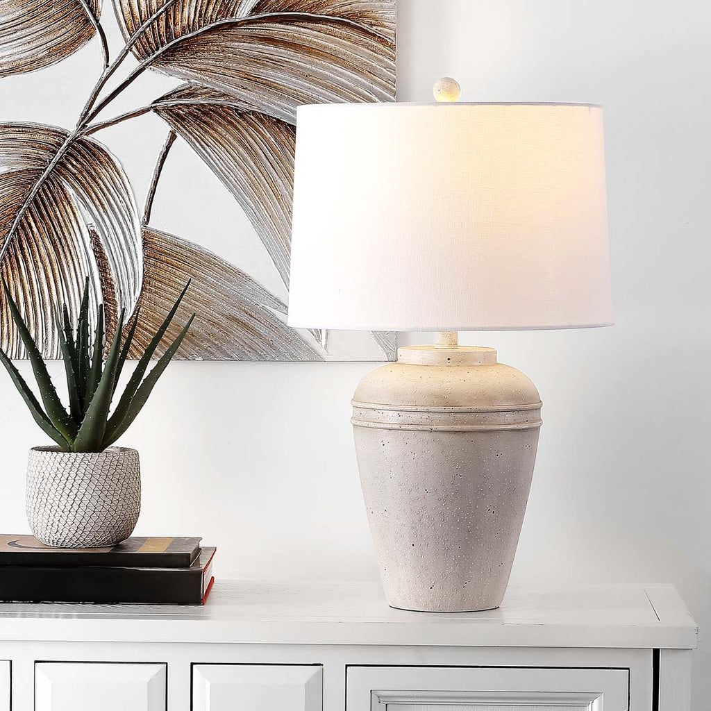 Demlin Table Lamp  | Safavieh - TBL4429 - Grey