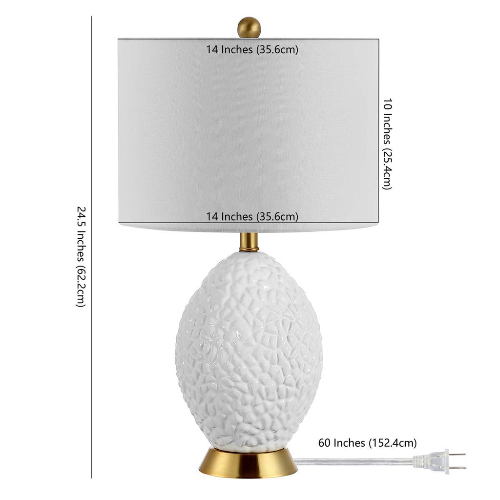 Safavieh Kimli Table Lamp - Ivory