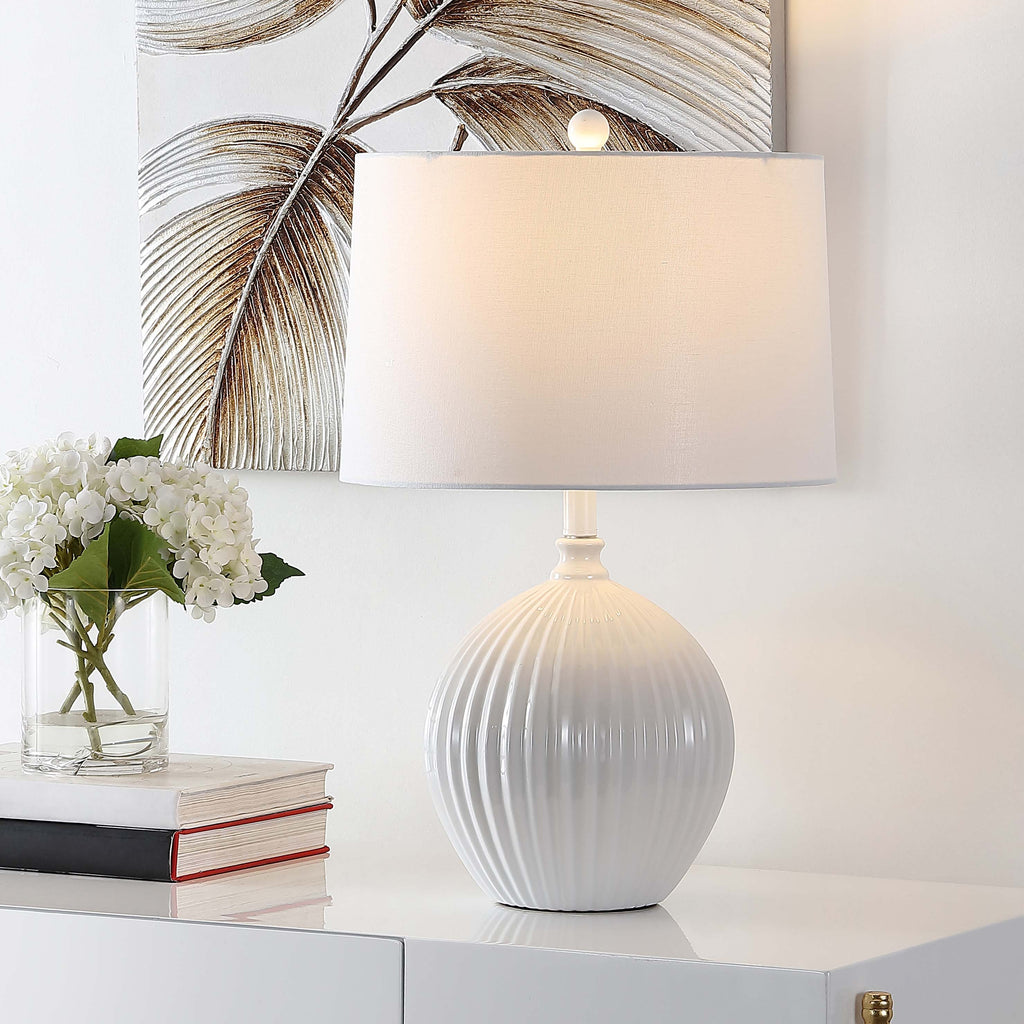 Papen Table Lamp  | Safavieh - TBL4431 - White