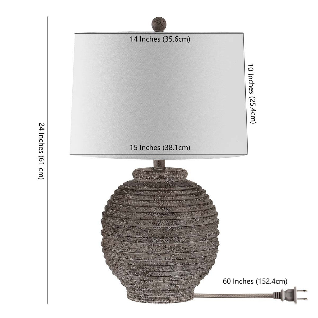 Safavieh Pendri Table Lamp - Grey