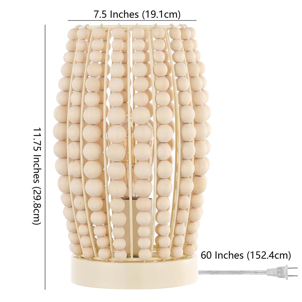 Darrow Table Lamp  | Safavieh - TBL4447 - White