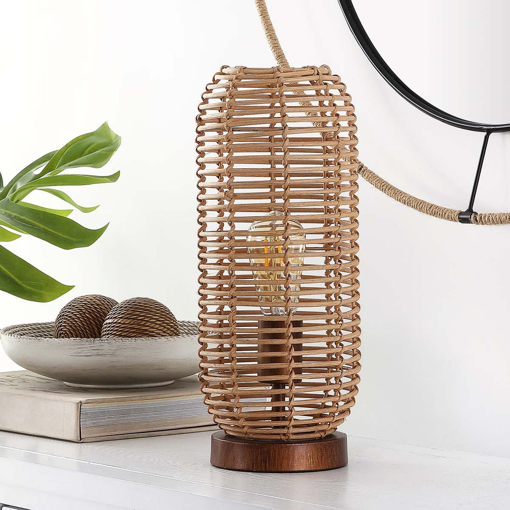 Eveline Table Lamp  | Safavieh - TBL4448 - Brown