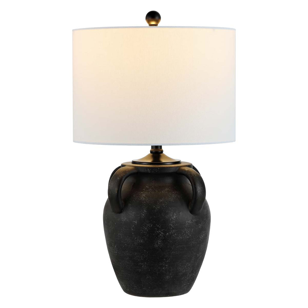 Rhynne Table Lamp  | Safavieh - TBL4496 - Black