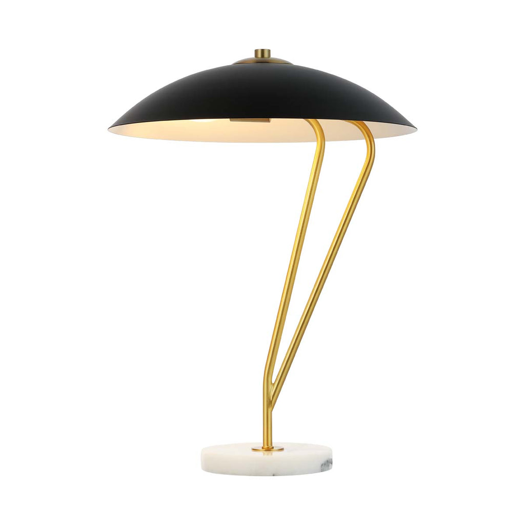 Suarez, 20.25 Inch, Table Lamp  | Safavieh - TBL4536 - Black / Brass