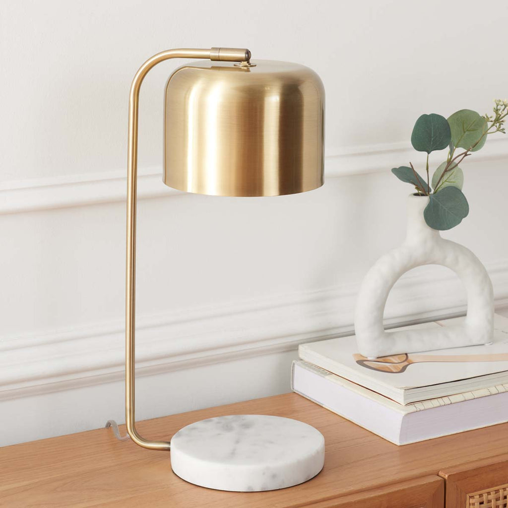 Foley Table Lamp  | Safavieh - TBL7021 - Brass