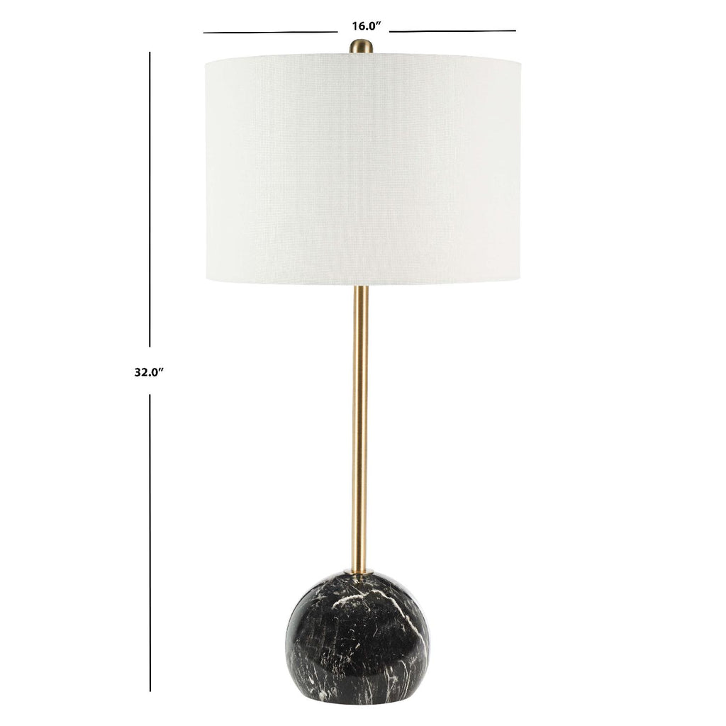 Kyrene Table Lamp | Safavieh - TBL7022 - Black Marble