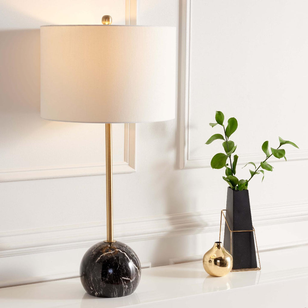 Kyrene Table Lamp | Safavieh - TBL7022 - Black Marble