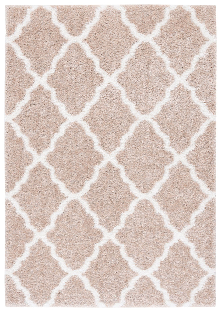 Safavieh Tahoe Shag Collection, THO675B - Beige / White