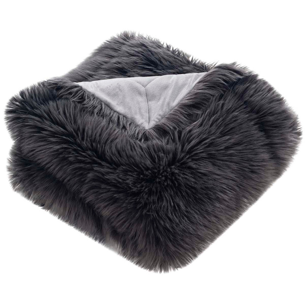 Safavieh Faux Grey Shadow Fox - Dark Grey