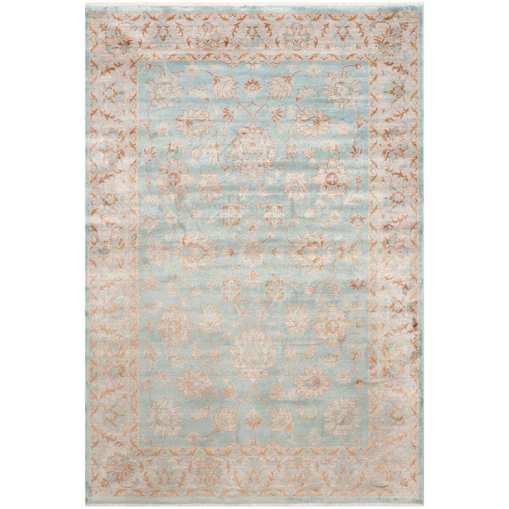 Safavieh Tibetan Rug Collection TIB536A - Light Blue / Ivory