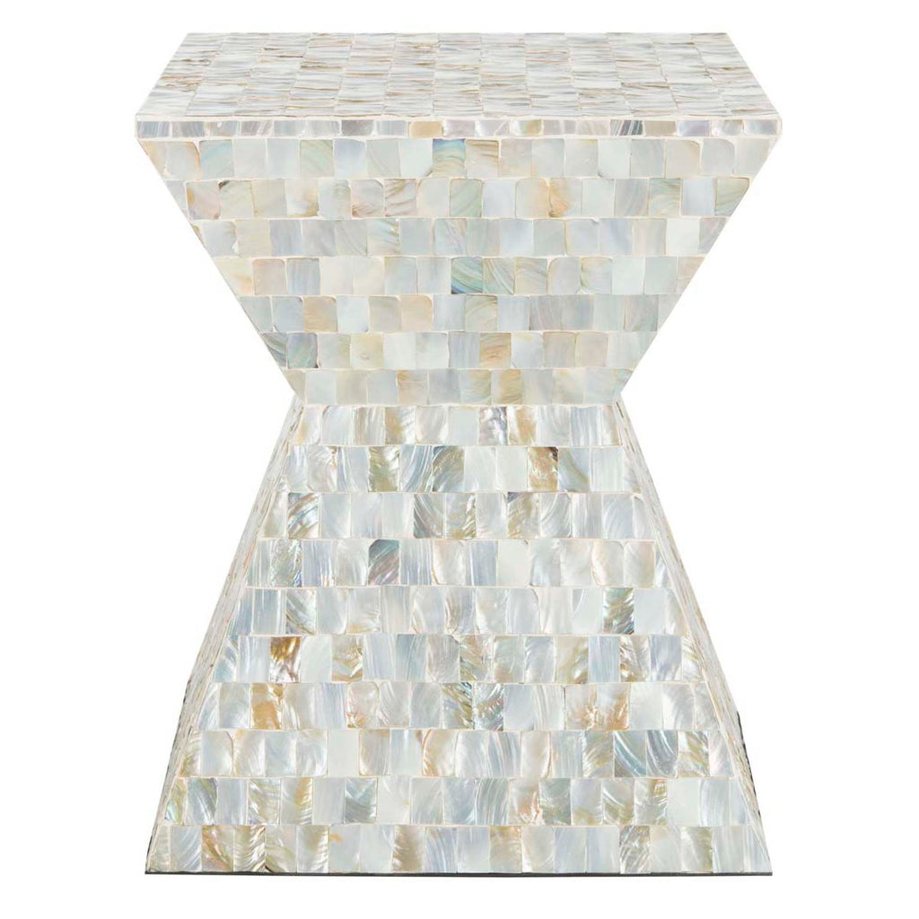 Safavieh Aquamarine Square Mosaic Stool - Multi / Blue