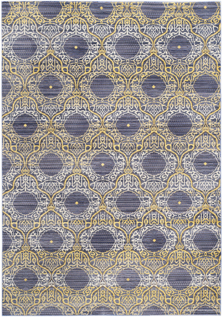 Contemporary Area Rug, VAL106L, 160 X 230 cm in Lavender / Gold