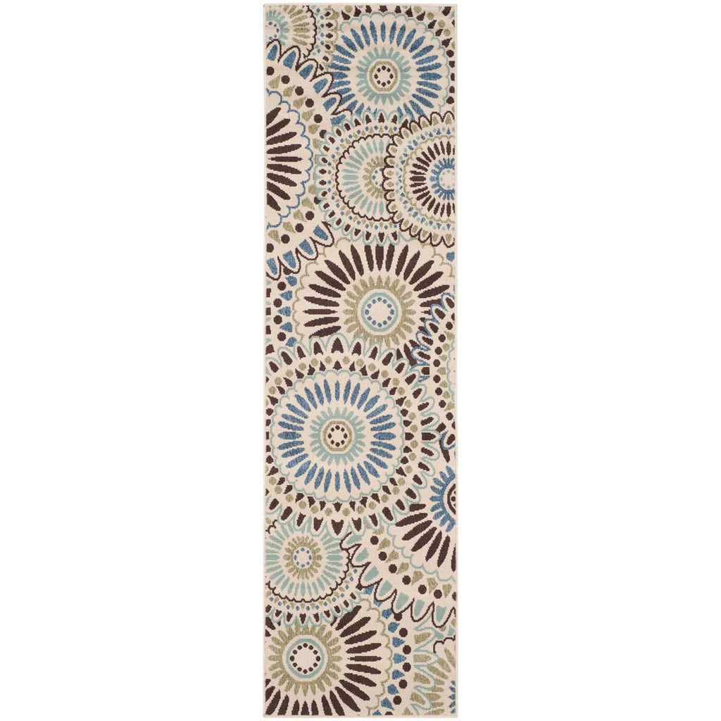 Safavieh Veranda Rug Collection: VER091-0612 - Cream / Blue