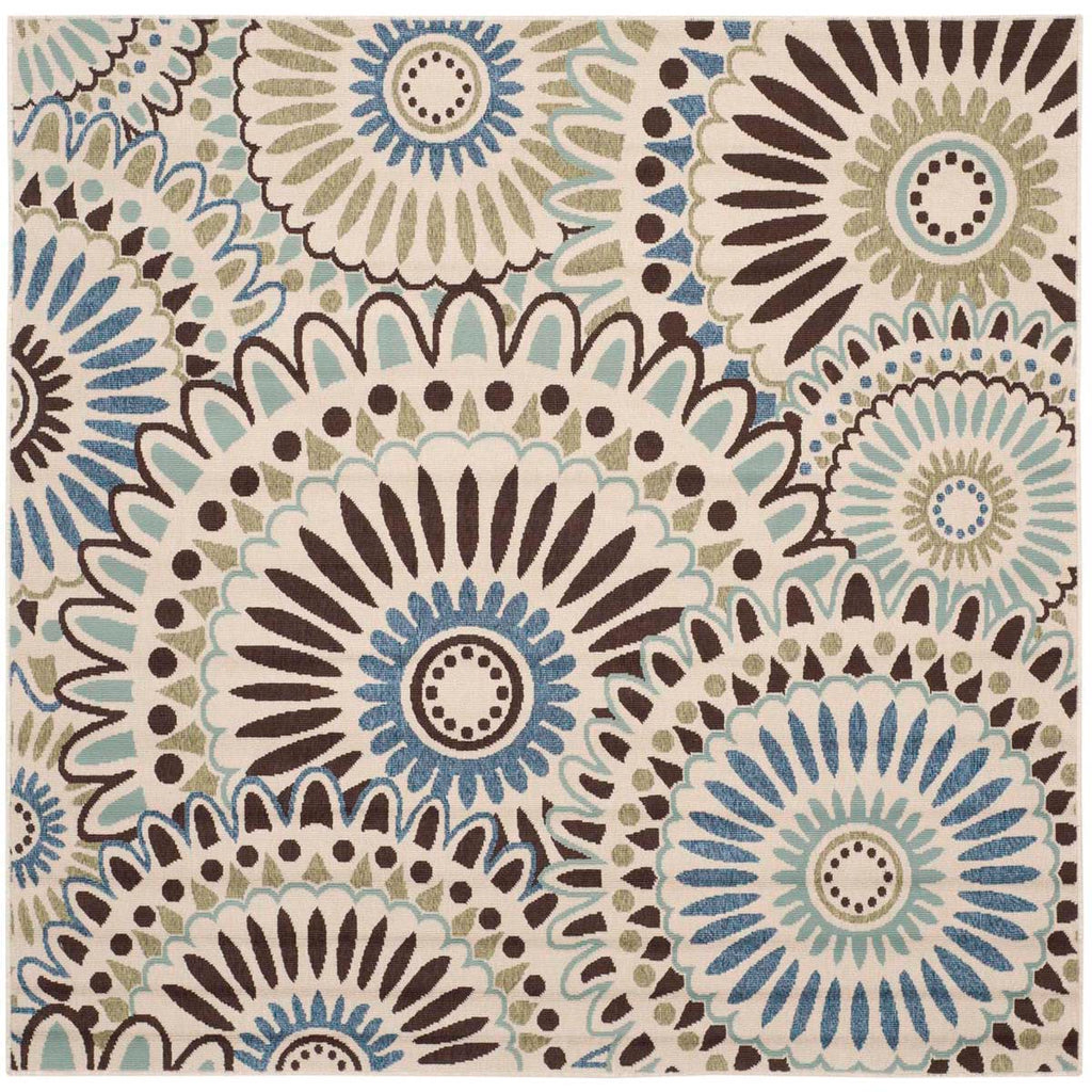 Safavieh Veranda Rug Collection: VER091-0612 - Cream / Blue