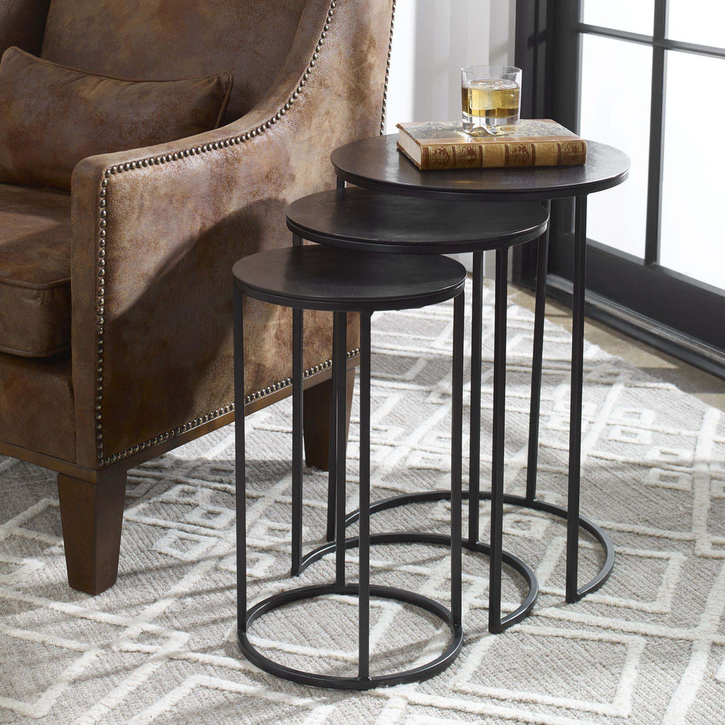 Home Decor Nesting Tables - Espresso (Set of 3)