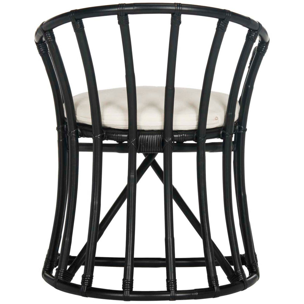 Safavieh Bates Rattan Accent Chair - Black