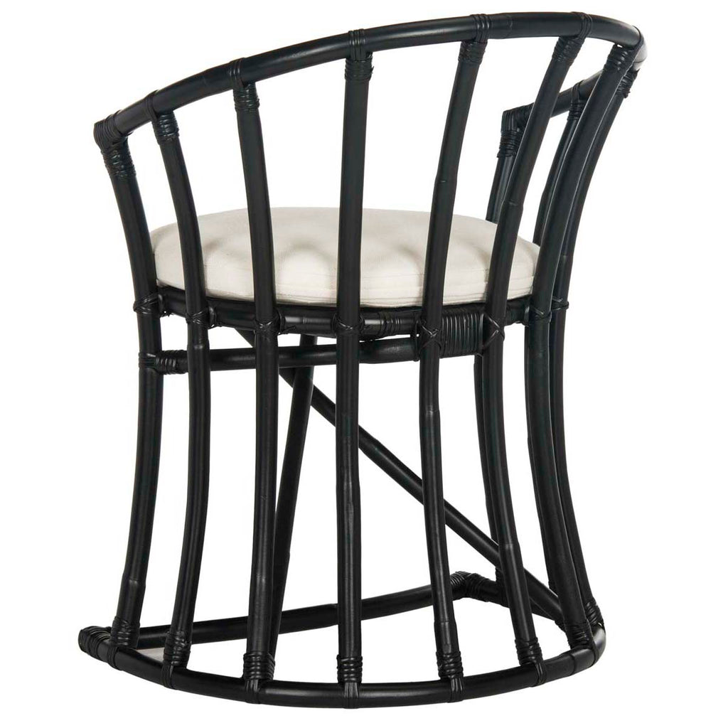 Safavieh Bates Rattan Accent Chair - Black