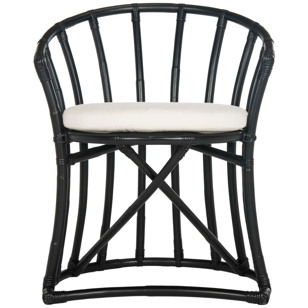 Safavieh Bates Rattan Accent Chair - Black