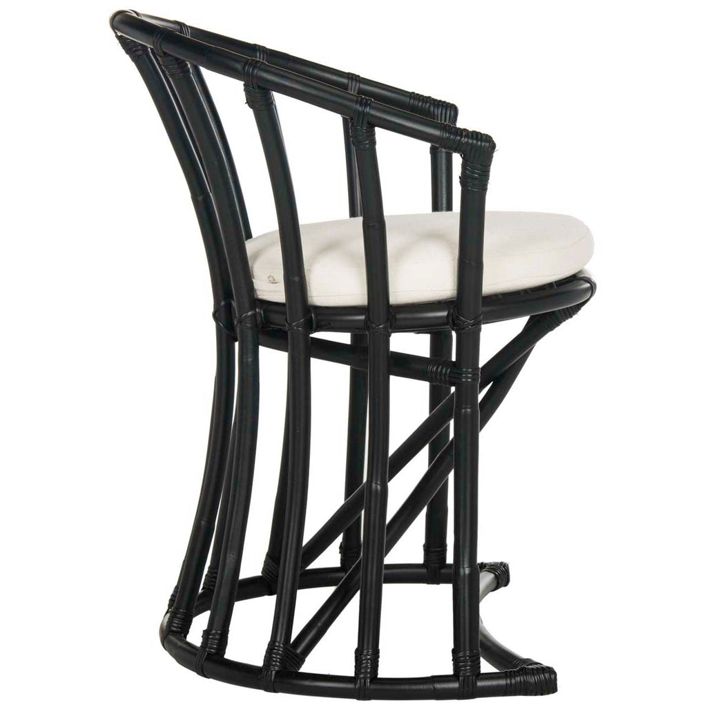 Safavieh Bates Rattan Accent Chair - Black