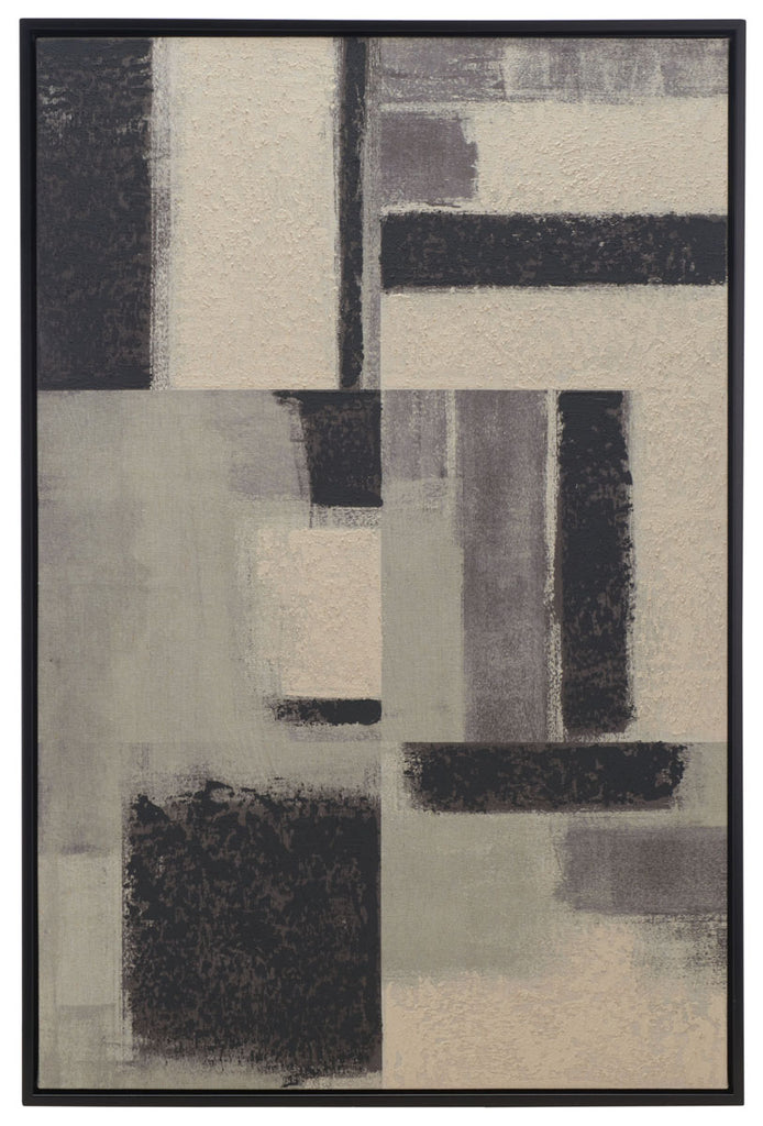 Safavieh Blurred Lines, 24 X 36, Framed Wall Art - Multi
