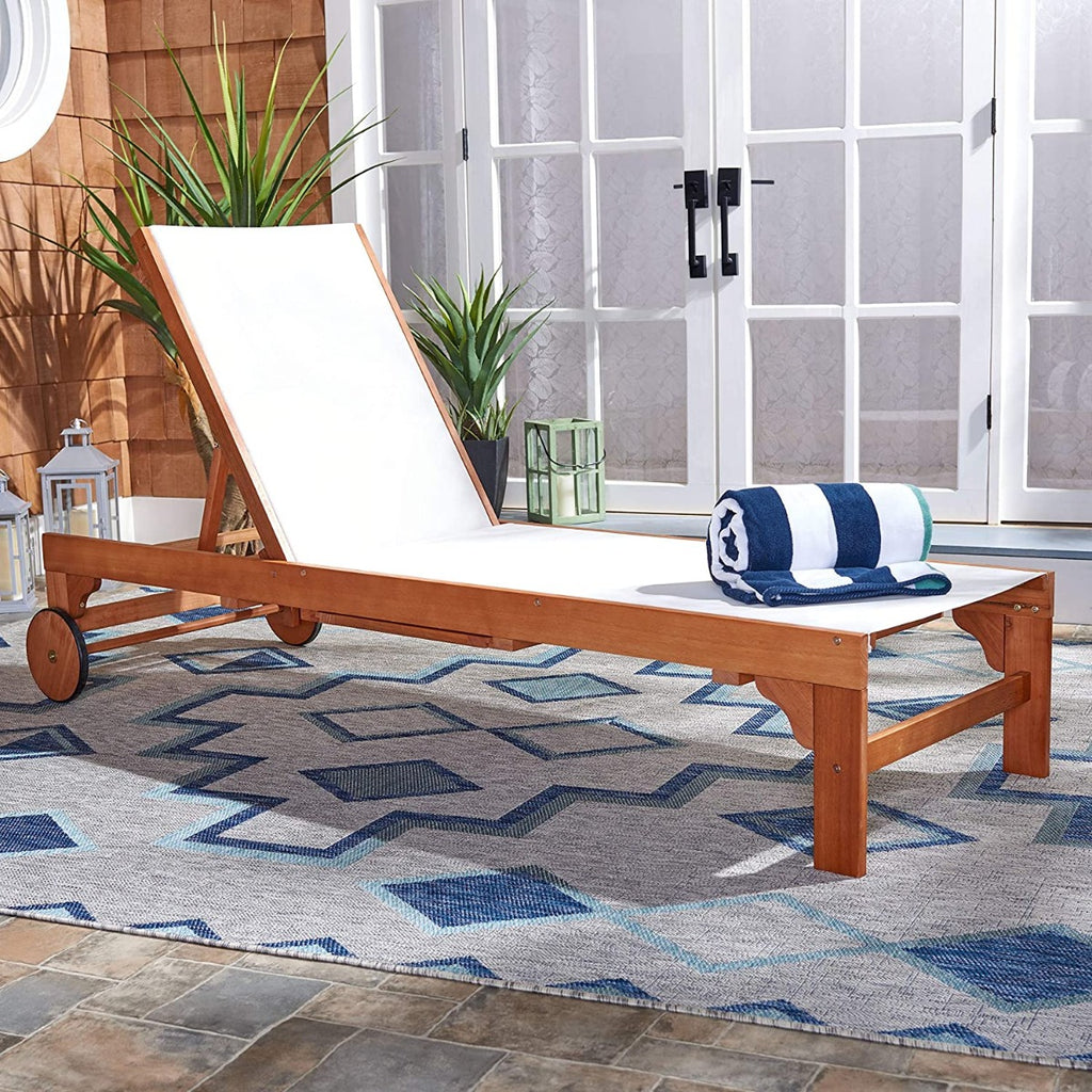 Safavieh Ralden Sunlounger - Natural/Beige