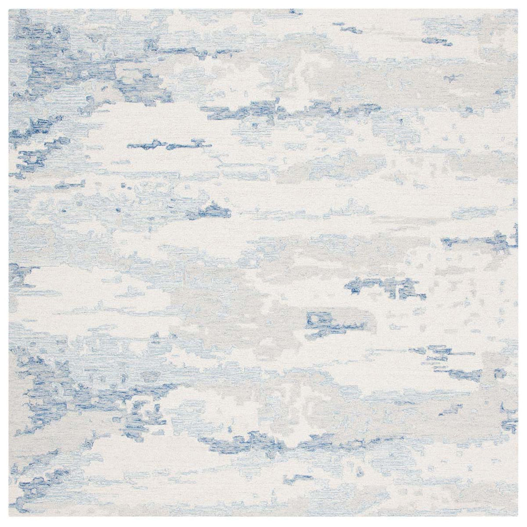 Safavieh Abstract Rug Collection ABT465A - Ivory / Blue