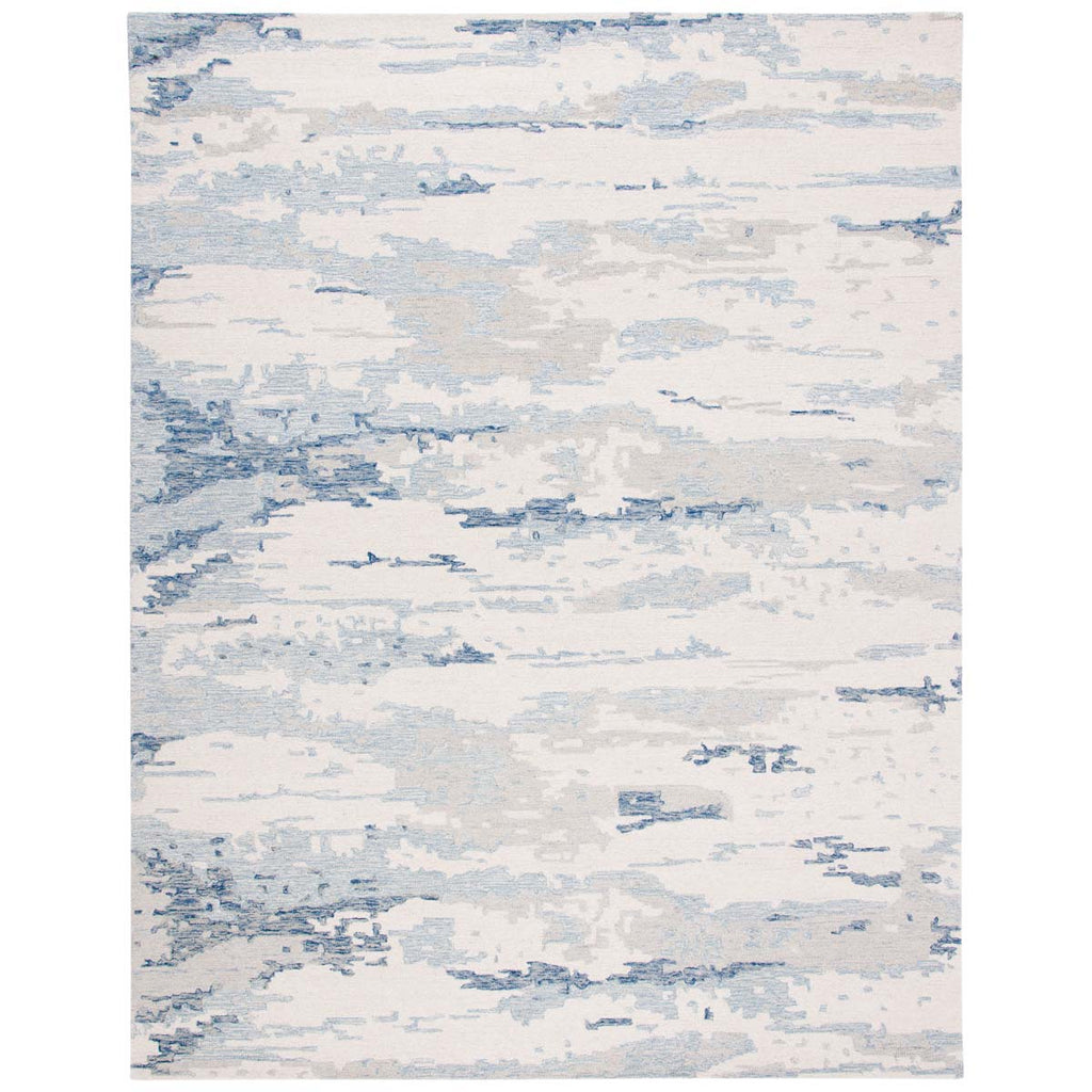 Safavieh Abstract Rug Collection ABT465A - Ivory / Blue