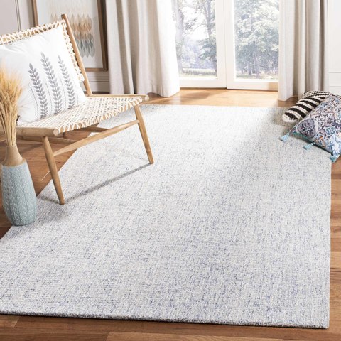 Safavieh Abstract Rug Collection ABT471M - Ivory / Blue