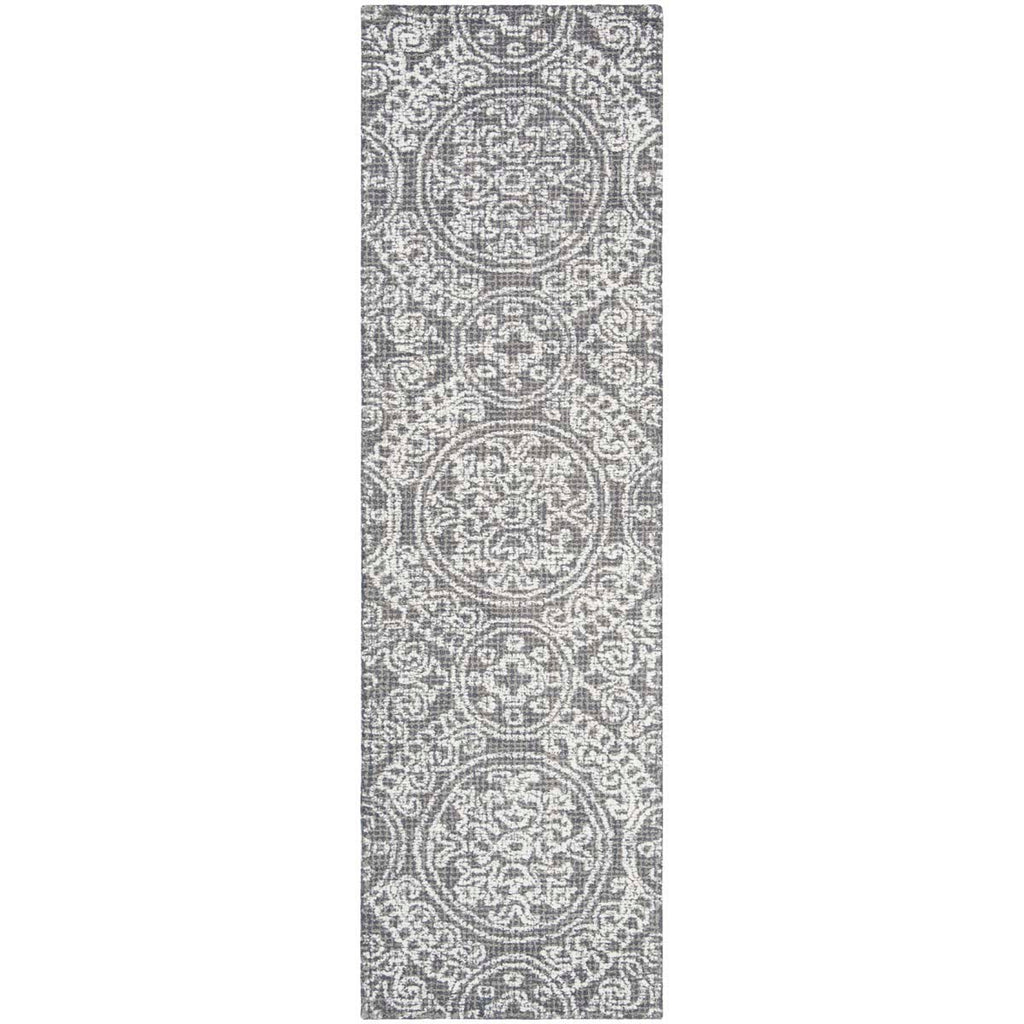 Safavieh Abstract Rug Collection ABT522A - Grey / Ivory