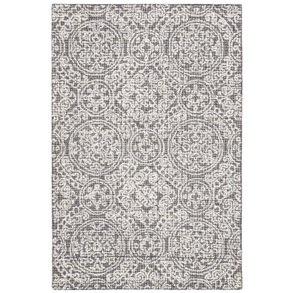 Safavieh Abstract Rug Collection ABT522A - Grey / Ivory