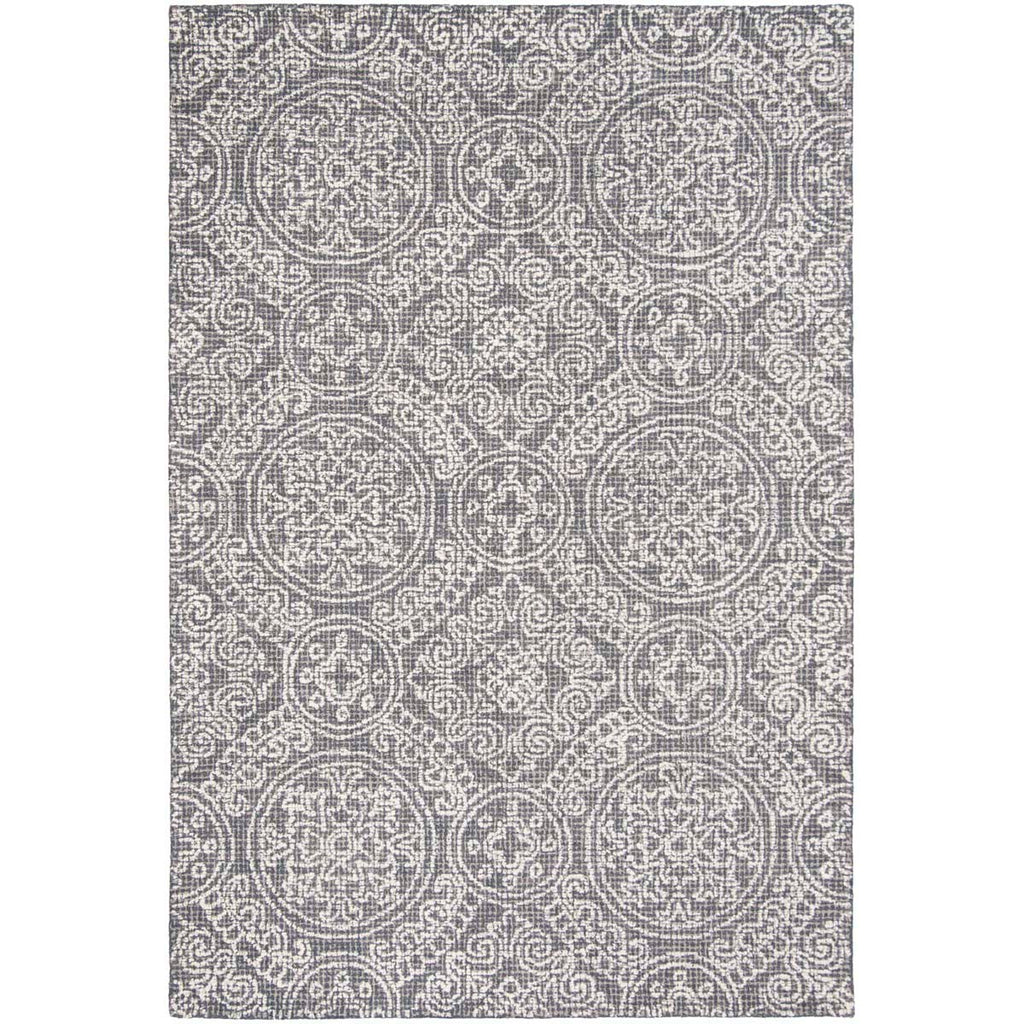 Safavieh Abstract Rug Collection ABT522A - Grey / Ivory