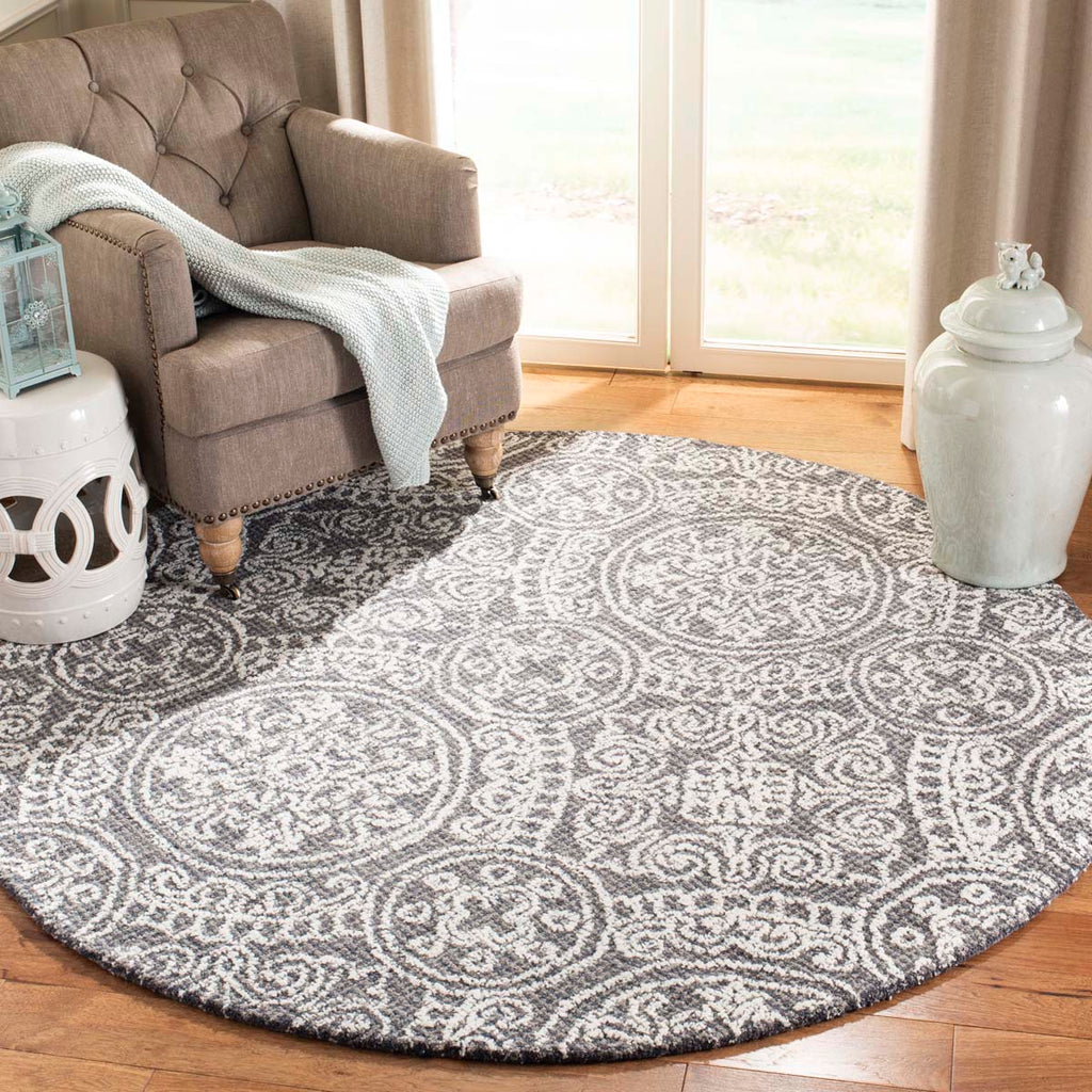 Safavieh Abstract Rug Collection ABT522A - Grey / Ivory