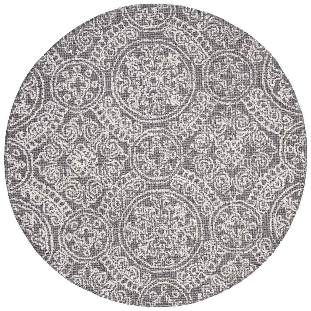 Safavieh Abstract Rug Collection ABT522A - Grey / Ivory