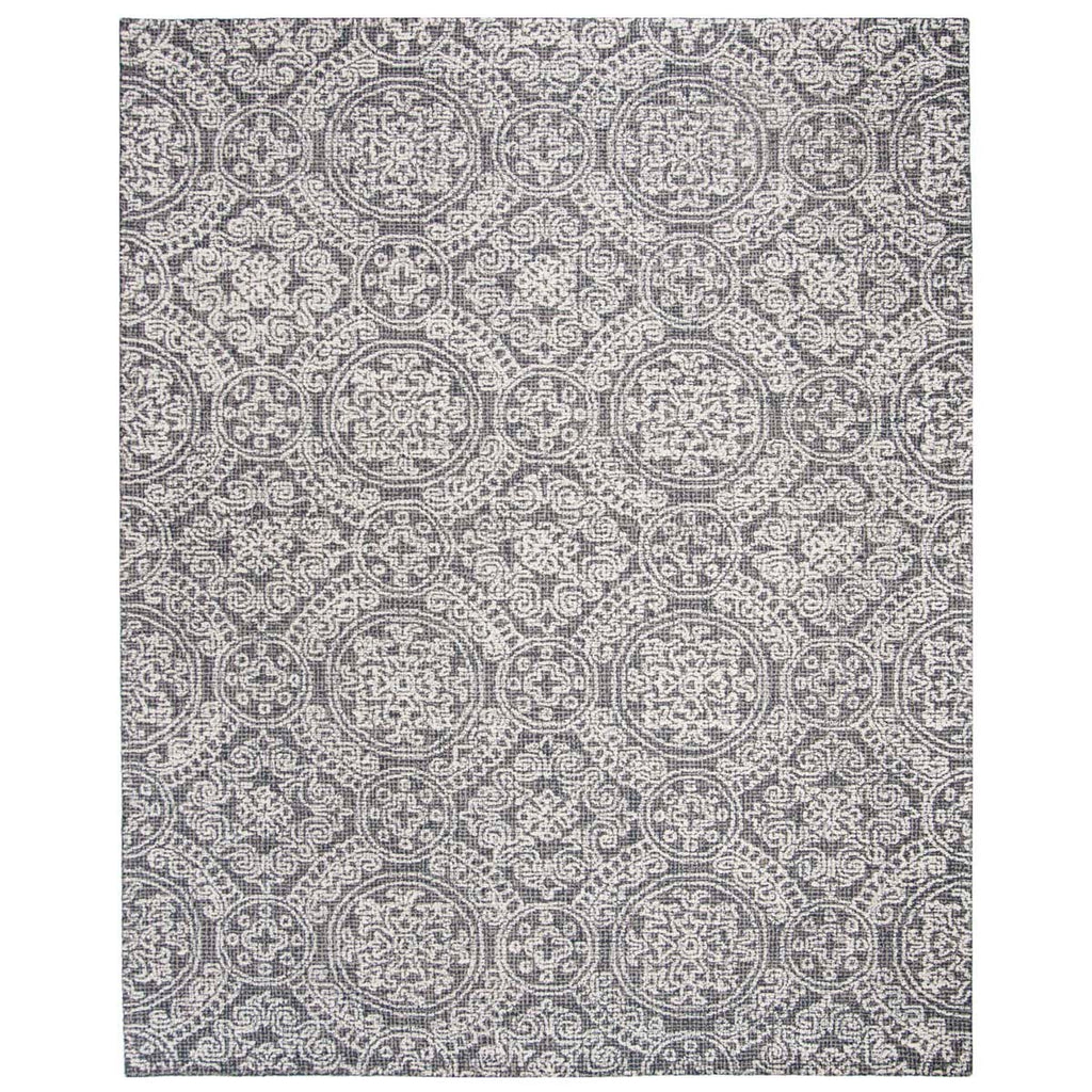 Safavieh Abstract Rug Collection ABT522A - Grey / Ivory