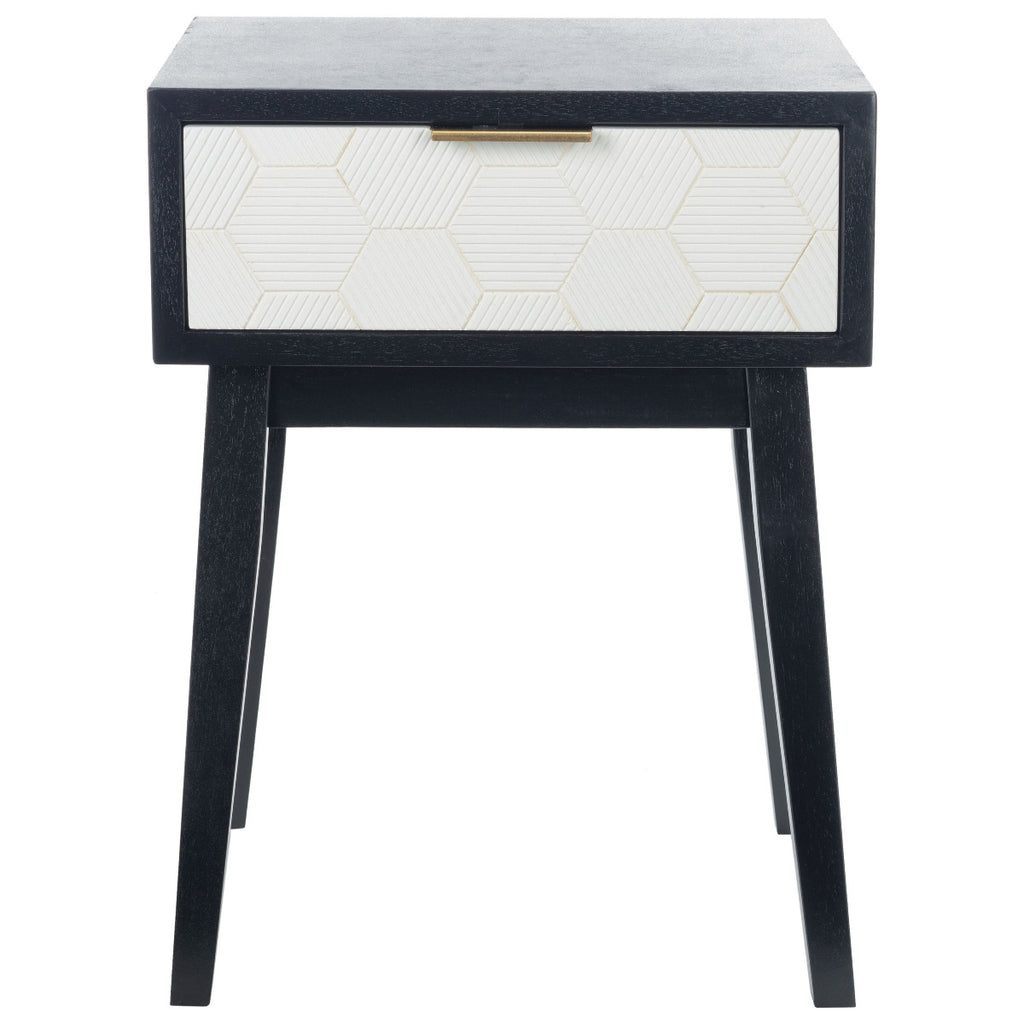 Safavieh Keya 1 Drawer Accent Table - Blue / White