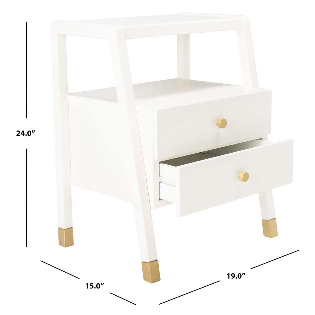 Safavieh Cove 2 Drawer 1 Shelf Accent Table