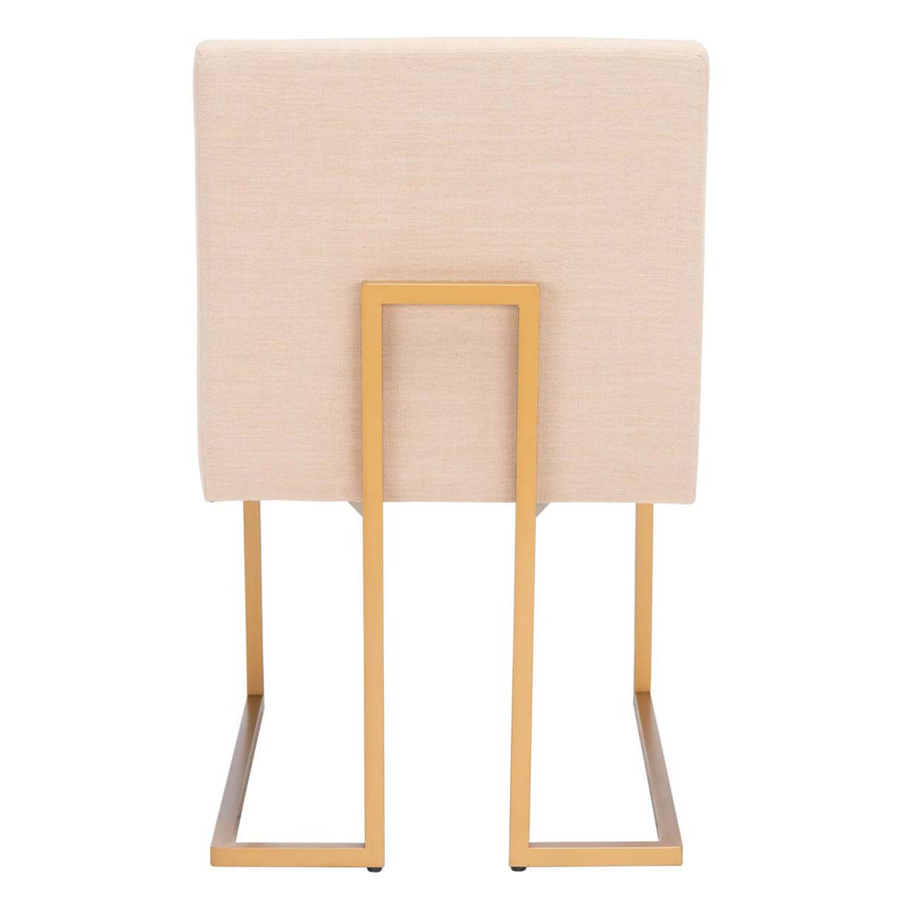 Safavieh Ayanna Side Chair - Beige / Gold (Set of 2)