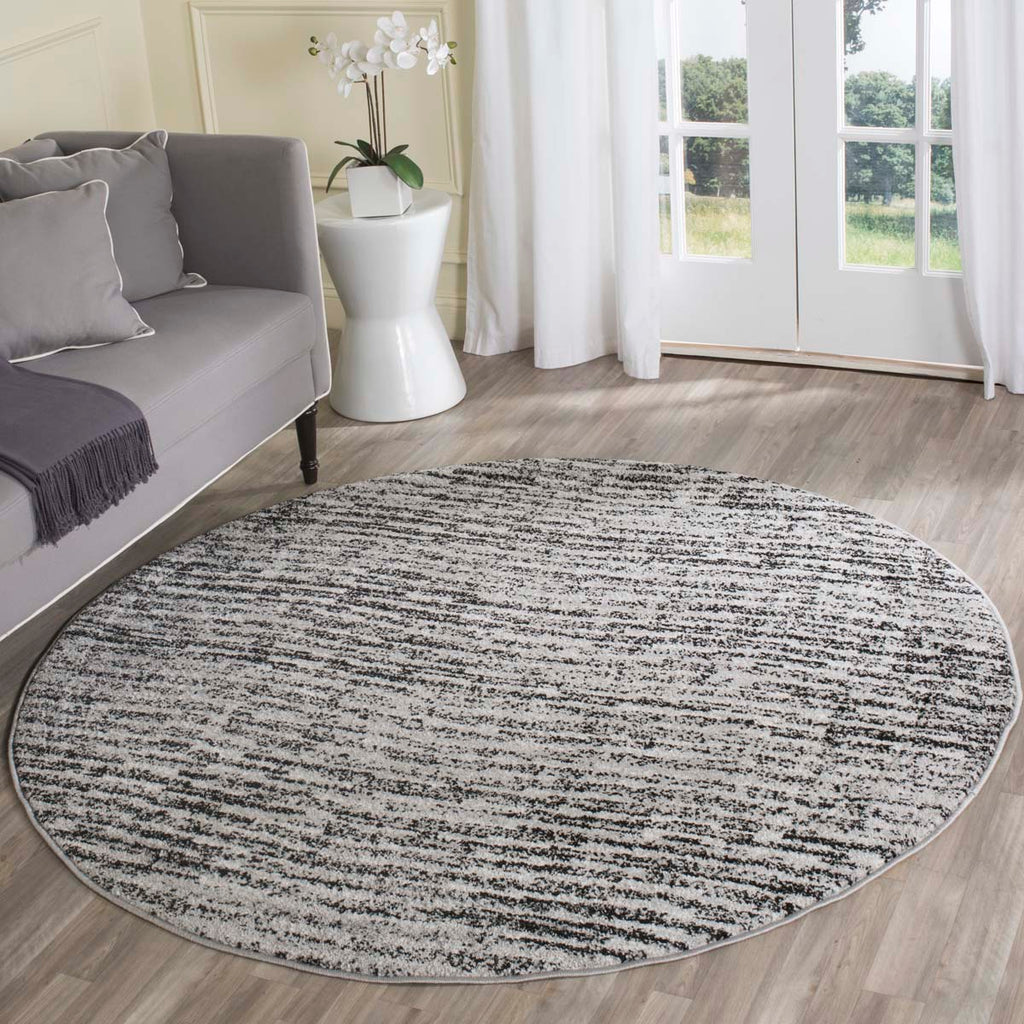 Safavieh Adirondack Rug Collection ADR117A - Black / Silver