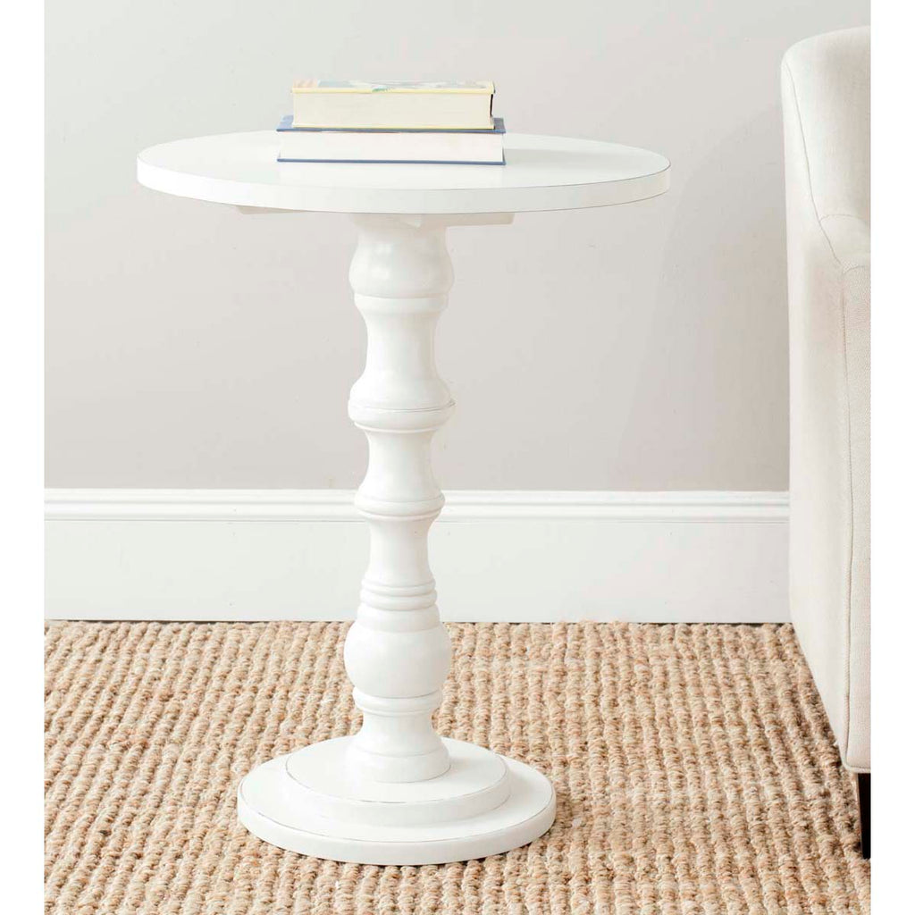 Safavieh Greta Round Top Accent Table  - Off White