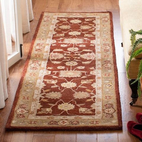 Safavieh Anatolia Rug Collection AN556F - Red / Sage