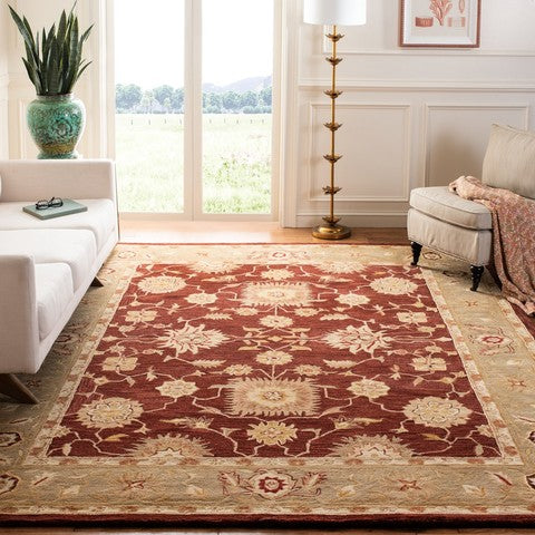 Safavieh Anatolia Rug Collection AN556F - Red / Sage