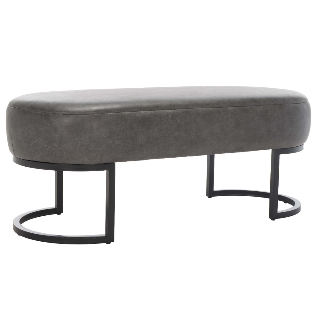 Safavieh Bellezza Oval Bench - Grey