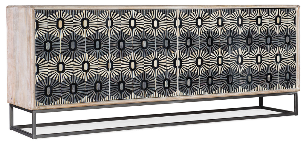 Melange Whitmore Four Door Credenza | Hooker Furniture - 628-85111-02