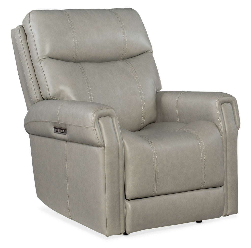 Carroll Power Recliner with Power Headrest and Lumbar | Hooker Furniture - RC603-PHZL-091