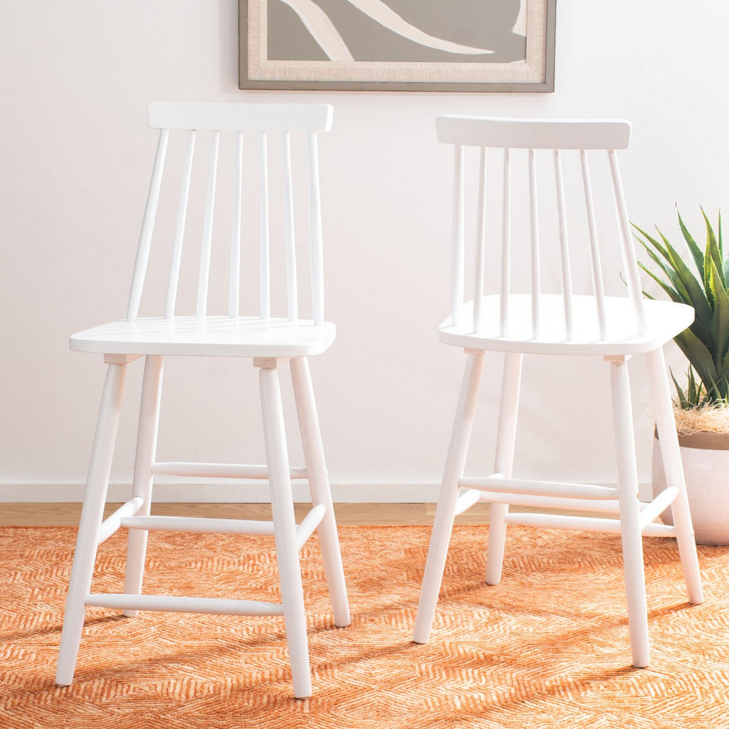 Safavieh Beaufort Counter Stool - White (Set of 2)