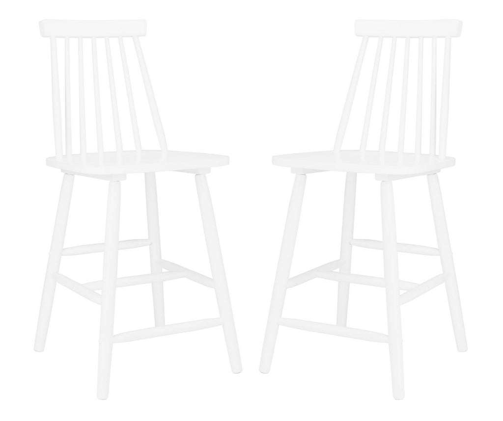 Safavieh Beaufort Counter Stool - White (Set of 2)